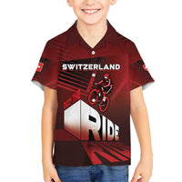 Personalized Switzerland Cycling Hawaiian Shirt Sporty Style - Wonder Print Shop