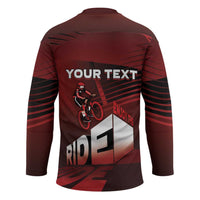 Personalized Switzerland Cycling Hockey Jersey Sporty Style - Wonder Print Shop