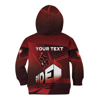 Personalized Switzerland Cycling Kid Hoodie Sporty Style - Wonder Print Shop