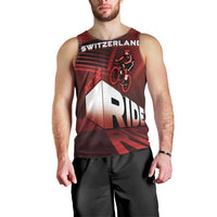 Personalized Switzerland Cycling Men Tank Top Sporty Style - Wonder Print Shop