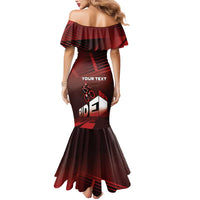 Personalized Switzerland Cycling Mermaid Dress Sporty Style - Wonder Print Shop