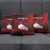 Switzerland Cycling Pillow Cover Sporty Style - Wonder Print Shop