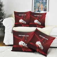 Switzerland Cycling Pillow Cover Sporty Style - Wonder Print Shop