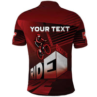 Personalized Switzerland Cycling Polo Shirt Sporty Style - Wonder Print Shop