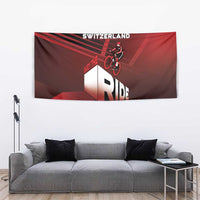 Switzerland Cycling Tapestry Sporty Style - Wonder Print Shop