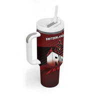 Personalized Switzerland Cycling Tumbler With Handle Sporty Style - Wonder Print Shop