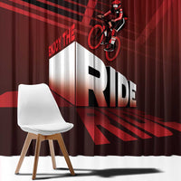 Switzerland Cycling Window Curtain Sporty Style - Wonder Print Shop