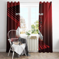 Switzerland Cycling Window Curtain Sporty Style - Wonder Print Shop