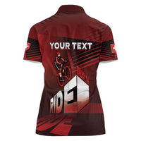 Personalized Switzerland Cycling Women Polo Shirt Sporty Style - Wonder Print Shop