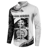 Black Cowboy Button Sweatshirt African American Black History Unique Style