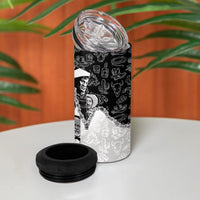 Black Cowboy 4 in 1 Can Cooler Tumbler African American Black History Unique Style