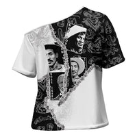 Black Cowboy Cross Shoulder Shirt African American Black History Unique Style