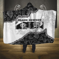 Black Cowboy Hooded Blanket African American Black History Unique Style