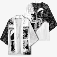 Black Cowboy Kimono African American Black History Unique Style