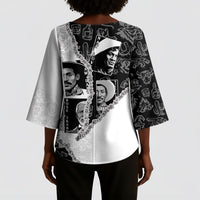 Black Cowboy Kimono Sleeve Blouse African American Black History Unique Style