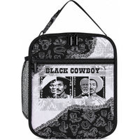 Black Cowboy Lunch Bag African American Black History Unique Style