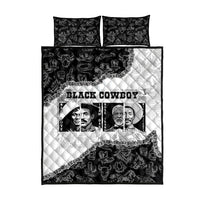 Black Cowboy Quilt Bed Set African American Black History Unique Style