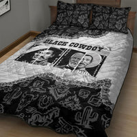 Black Cowboy Quilt Bed Set African American Black History Unique Style