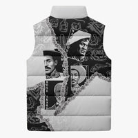 Black Cowboy Sleeveless Puffer Jacket African American Black History Unique Style