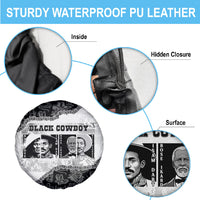 Black Cowboy Spare Tire Cover African American Black History Unique Style