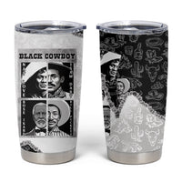 Black Cowboy Tumbler Cup African American Black History Unique Style