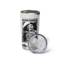 Black Cowboy Tumbler Cup African American Black History Unique Style