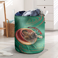 Bangladesh Laundry Basket Royal Bengal Tiger Spiral Pattern