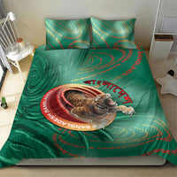Bangladesh Bedding Set Royal Bengal Tiger Spiral Pattern