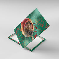 Bangladesh Canvas Wall Art Royal Bengal Tiger Spiral Pattern