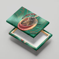 Bangladesh Canvas Wall Art Royal Bengal Tiger Spiral Pattern