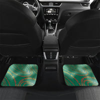 Personalized Bangladesh Car Mats Royal Bengal Tiger Spiral Pattern
