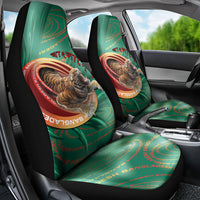 Bangladesh Car Seat Cover Royal Bengal Tiger Spiral Pattern