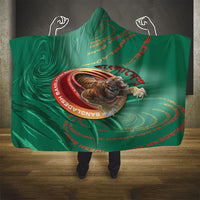 Bangladesh Hooded Blanket Royal Bengal Tiger Spiral Pattern