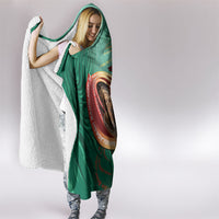 Bangladesh Hooded Blanket Royal Bengal Tiger Spiral Pattern