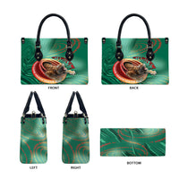 Bangladesh Leather Bag Royal Bengal Tiger Spiral Pattern