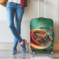 Bangladesh Luggage Cover Royal Bengal Tiger Spiral Pattern