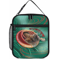 Bangladesh Lunch Bag Royal Bengal Tiger Spiral Pattern