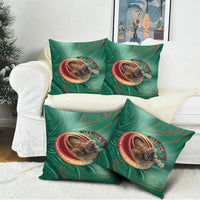 Bangladesh Pillow Cover Royal Bengal Tiger Spiral Pattern