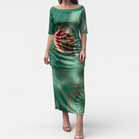 Personalized Bangladesh Puletasi Royal Bengal Tiger Spiral Pattern