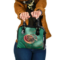 Bangladesh Shoulder Handbag Royal Bengal Tiger Spiral Pattern