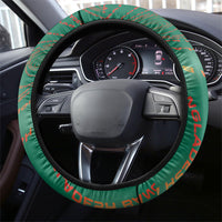 Bangladesh Steering Wheel Cover Royal Bengal Tiger Spiral Pattern