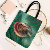 Bangladesh Tote Bag Royal Bengal Tiger Spiral Pattern