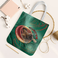 Bangladesh Tote Bag Royal Bengal Tiger Spiral Pattern