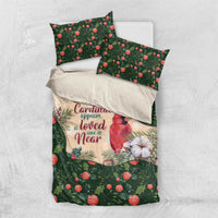 Memorial Cardinal Christmas Bedding Set When A Cardinal Appears Loved One Is Near - Wonder Print Shop