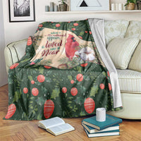 Memorial Cardinal Christmas Blanket When A Cardinal Appears Loved One Is Near - Wonder Print Shop