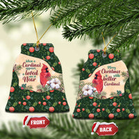 Cardinal Christmas Ceramic Ornament Love Near The Xmas - Wonder Print Shop