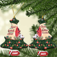 Cardinal Christmas Ceramic Ornament Love Near The Xmas - Wonder Print Shop
