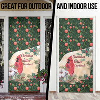 Memorial Cardinal Christmas Door Cover When A Cardinal Appears Loved One Is Near - Wonder Print Shop