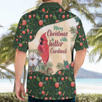 Memorial Cardinal Christmas Hawaiian Shirt When A Cardinal Appears Loved One Is Near - Wonder Print Shop