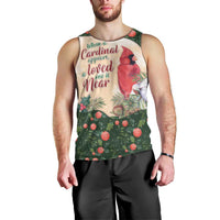 Memorial Cardinal Christmas Men Tank Top When A Cardinal Appears Loved One Is Near - Wonder Print Shop